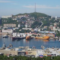 Вид на Владивосток с сопки Бурачка :: Лидия Бусурина