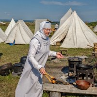 Парк «Бирская крепость». Фестиваль «Река времени». :: Сергей Шатохин Парк «Бирская крепость». Фестиваль «Река времени». :: Сергей Шатохин