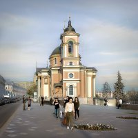 Москва. Церковь Варвары великомученицы на Варварке. :: В и т а л и й .... Л а б з о'в Москва. Церковь Варвары великомученицы на Варварке. :: В и т а л и й .... Л а б з о'в