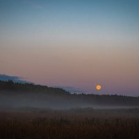 Утренняя луна. :: Валерий 
