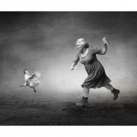 запуск БПЛА с ручным управлением :: старик 