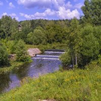 Речка Малый Киржач :: Сергей Цветков Речка Малый Киржач :: Сергей Цветков