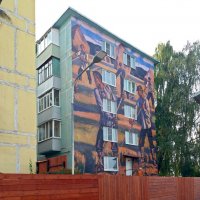 Мурал "Косцы" :: Galina Solovova