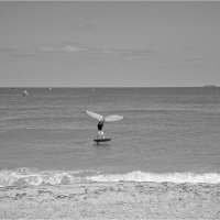 Израиль УТРО 2025г, Пляж Бат-Галим*ПЕРЕД РАСКРАСКОЙ :: ujgcvbif 