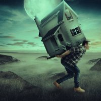 Человек несет дом на спине :: Галина Бочарова