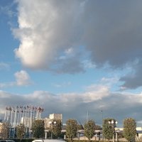 Облака над Москвой :: Елена Семигина Облака над Москвой :: Елена Семигина