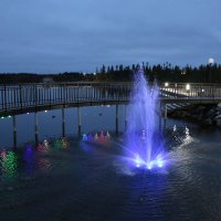 Фонтан на озере :: Ольга 