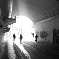 Свет в конце тоннеля. :: Борис Бутцев Свет в конце тоннеля. :: Борис Бутцев