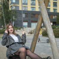 Осенние качели :: Dmitry i Mary S Осенние качели :: Dmitry i Mary S