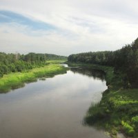 Река Чагодоща в районе деревни Лентьево :: Александр Ильчевский 