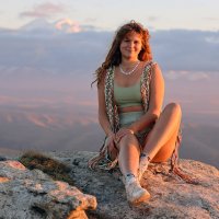 На фоне Эльбруса :: skijumper Иванов На фоне Эльбруса :: skijumper Иванов