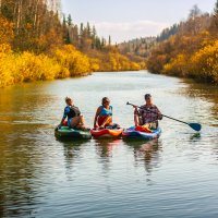 Прогулка по реке на сапах :: Сергей Винтовкин