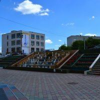 Чебоксары. Фонтаны торгового центра "Мега Молл". :: Пётр Чернега