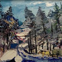 Бахарев В.М. Зима в лесу. 1988 год. :: Мария Васильева