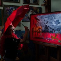 Настроение в мастерской художника :: Давид Манакьян