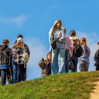 Экскурсия под небесами. :: Анатолий. Chesnavik. Экскурсия под небесами. :: Анатолий. Chesnavik.