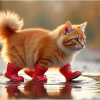 " Гуляю где хочу..."  ( Сапоги фирмы "Котофан" ) :: antri 