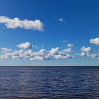 Облачка  над заливом .. :: Татьян@ Ивановна