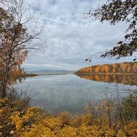 Отражение золотой осени. :: Сергей Адигамов