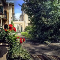 My magic Petersburg_03699-3_дворик по проспекту Елизарова, по дороге от метро к ДК им. Крупской :: Станислав Лебединский My magic Petersburg_03699-3_дворик по проспекту Елизарова, по дороге от метро к ДК им. Крупской :: Станислав Лебединский