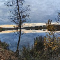 Закат на Дичковском озере :: Денис Бочкарёв