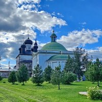 Гори́цкий Воскресéнский монастырь. Троицкая церковь, Воскресенский собор. :: Михаил Свиденцов