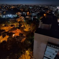 Вечерний Кишинёв на закате с 24-го этажа "Ворот Города". :: Леонид Школьный