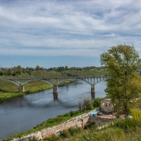 Старица. Арочный мост через Волгу. :: Михаил "Skipper"