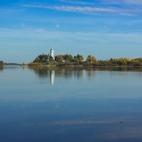 The Kubena River and the Church of Athanasius the Great in the distance on a clear October day | 32 :: Sergey Sonvar