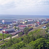 Невельск со смотровой площадки :: ИРЭН@ . Невельск со смотровой площадки :: ИРЭН@ .