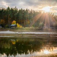Вечер на озере :: Валерий VRN