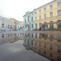 Мясницкая 14 октября :: Михаил Бибичков