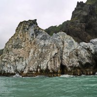 Мраморная скала. Залив Анива. Сахалин. :: Ирина Нафаня