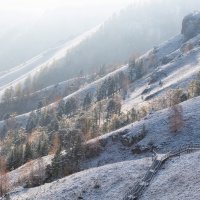 Осенний склон Торгашинского хребта :: Марина Фомина.