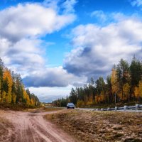 Дорога в осень :: Ольга Cоломатина