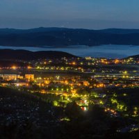 Ночной Миасс (02:42). Ильменский хребет, г. Миасс, Машгородок. :: Алексей Трухин