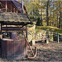 Колодец на турбазе. :: Валерия Комова