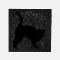 Чёрный квадрат, Чёрный кот и силуэт леопарда. :: Владимир Безгрешнов