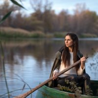 Мария в лодке :: Viktoria Anufrieva Мария в лодке :: Viktoria Anufrieva