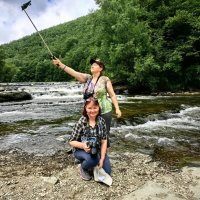 Селфи над Быковскими порогами :: ИРЭН@ .