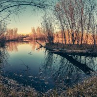 Осенний вечер у реки. :: Николай Привалов