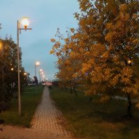 Вечерняя прогулка по Октябрю. :: Татьяна Помогалова