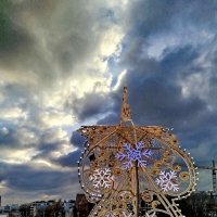 Небо ноябрьское, урашения новгодние :: Александр Чеботарь Небо ноябрьское, урашения новгодние :: Александр Чеботарь