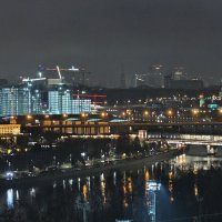 Ночная Москва с Воробьевых гор :: <<< Наташа >>>