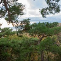 Панорама осеннего денечка!Облака плывут !И морюшко!Благодать! :: Варвара