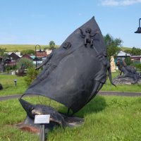 Парк бетонных скульптур в городе Свирске Иркутской области :: Галина Минчук