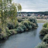 «Деревня моя деревянная дальняя, смотрю на тебя я, прикрывшись рукой...» :: Михаил Андреев