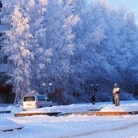 Морозное утро в Нефтеюганске... :: Владимир 