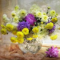 Хризантемы. Букет солнечного настроения... :: Bosanat 