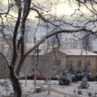 Первый снег, красивое  небо :: Фотогруппа Весна